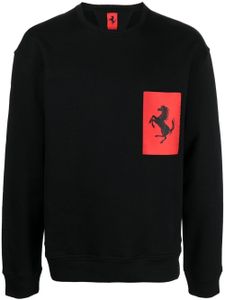 Ferrari sweat à logo imprimé - Noir