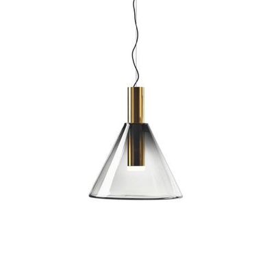 Bomma Phenomena Hanglamp - Cone - Gerookt - Goud