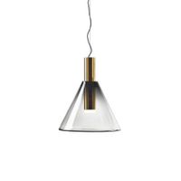 Bomma Phenomena Hanglamp - Cone - Gerookt - Goud