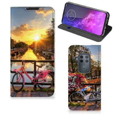 Motorola One Zoom | Book Cover | Amsterdamse Grachten