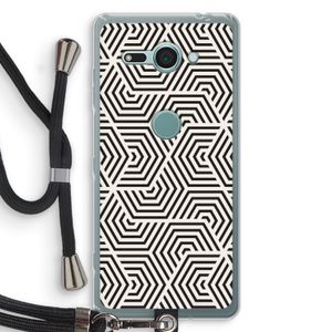 Magic pattern: Sony Xperia XZ2 Compact Transparant Hoesje met koord