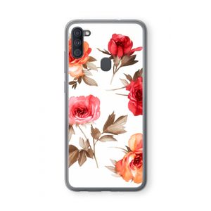 Roosjes: Samsung Galaxy A11 Transparant Hoesje