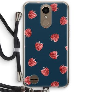 Framboosjes: LG K10 (2017) Transparant Hoesje met koord