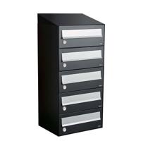 Allux Hive Set 1-Breed, 5-Hoog Met Dak Zwart - 40030070_1x5d