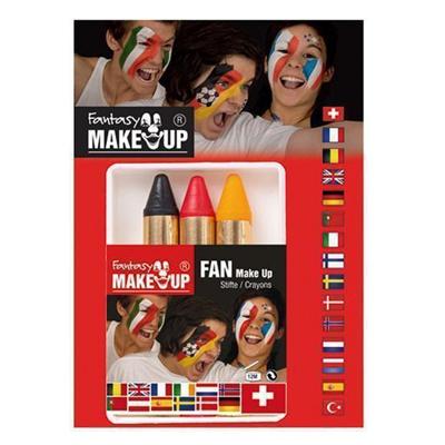 Gezichts schmink stiften - vlag thema Belgie - supporters grime - kinderen en volwassenen