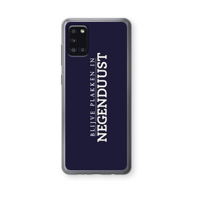 Blijve plakken in Negenduust: Samsung Galaxy A31 Transparant Hoesje