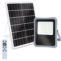 Zonne-energie LED Floodlight 300W IP65 - Koud Wit 6500K met Afstandsbediening