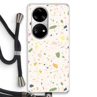 Terrazzo N°21: Huawei P50 Pro Transparant Hoesje met koord