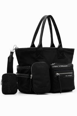 Extra grote multifunctionele shopper - BLACK - U