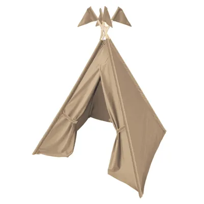 Tipi Tent Vlaggen - Fluweel in 4 kleuren