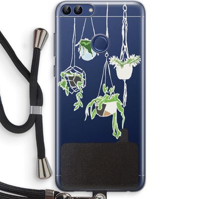 Hang In There: Huawei P Smart (2018) Transparant Hoesje met koord