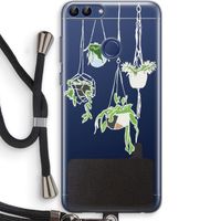 Hang In There: Huawei P Smart (2018) Transparant Hoesje met koord