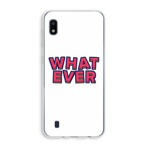 Whatever: Samsung Galaxy A10 Transparant Hoesje