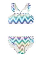 Name It Name It Meisjes Bikiniset Kinderen NMFZAMAR Golven Blauw - thumbnail