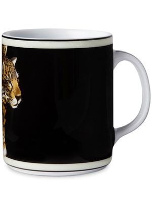 Dolce & Gabbana tasse en porcelaine à imprimé léopard - Noir
