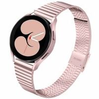 Stalen RVS bandje - Rosé pink - Samsung Galaxy Watch 4 - 40mm & 44mm - thumbnail