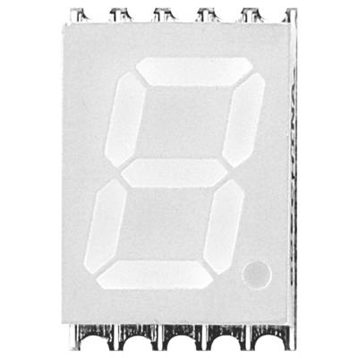Lite-On 7-segments-display Wit 10 mm 3.2 V Aantal cijfers: 1