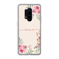 Rozen: OnePlus 8 Pro Transparant Hoesje