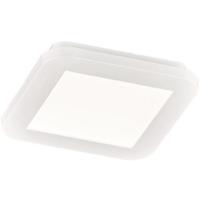 LED Badkamer Plafondlamp Vierkant 9W - Dimbaar IP44 - Warm Wit 3000K