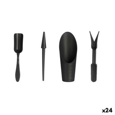 Gereedschapsset Ibergarden Antraciet Polypropyleen Tuin (24 Stuks)