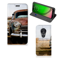 Motorola Moto G7 Play Stand Case Vintage Auto