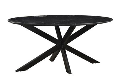 Marble Oval Spider Black 180cm-12741