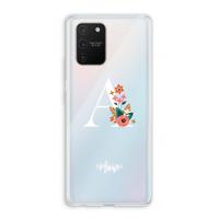 Pink Bouquet: Samsung Galaxy S10 Lite Transparant Hoesje - thumbnail