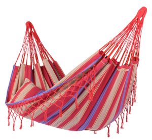 'Saba' Cherry Eénpersoons Hangmat - 120 kg - Veelkleurig - Brazilië - Tropilex