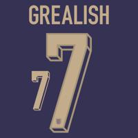 Grealish 7 (Officiële Engeland Away Bedrukking 2024-2025) - thumbnail