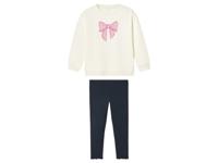 lupilu Kinder trui en legging (Beige/donkerblauw, 122/128)