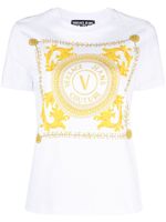 Versace Jeans Couture t-shirt à logo imprimé - Blanc