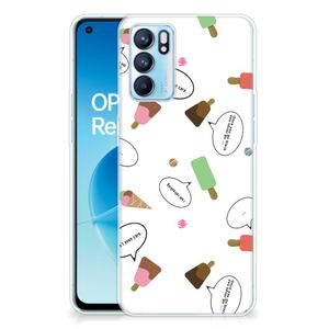 OPPO Reno 6 5G Siliconen Case IJsjes