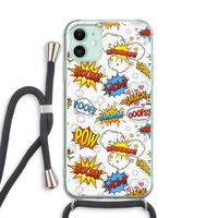 Pow Smack: iPhone 11 Transparant Hoesje met koord
