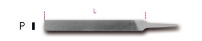Beta Platte basterd vijlen, zonder handgreep 1718D8/P - 017180135