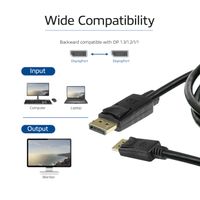 ACT AK4071 DisplayPort kabel 1.4 8K 1m zwart - thumbnail