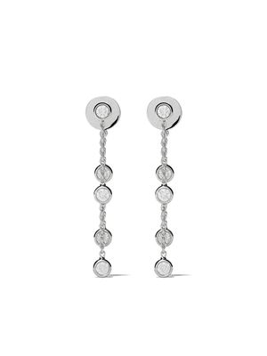 De Beers Jewellers boucles d'oreilles My First De Beers en or blanc 18ct - Argent