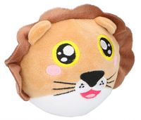 Eddy toys bal knuffelleeuw junior 9 cm pluche bruin - thumbnail