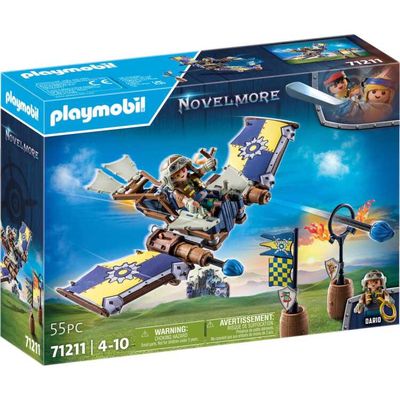 PLAYMOBIL Novelmore - Dario's zweefvliegtuig Constructiespeelgoed