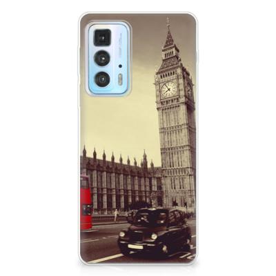 Motorola Edge 20 Pro | Silliconen Back Cover | Londen