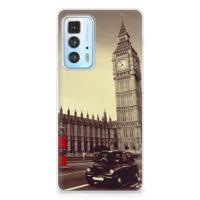 Motorola Edge 20 Pro | Silliconen Back Cover | Londen