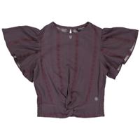 LEVV Meisjes blouse - Kimber - Donker paars - thumbnail
