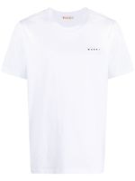 Marni t-shirt en coton à logo imprimé - Blanc