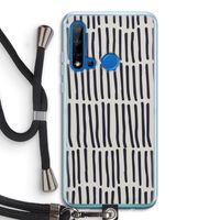 Moroccan stripes: Huawei P20 Lite (2019) Transparant Hoesje met koord