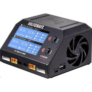 VOLTCRAFT V-Charge 600 DUO Modelbouwoplader 16 A Li-poly, LiHV, Li-ion, LiFePO, NiMH, NiCd, Lood