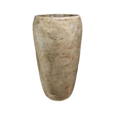 Mansion Atmosphere Vaas steen crème 21x39,5cm