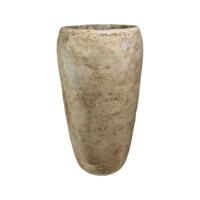 Mansion Atmosphere Vaas steen crème 21x39,5cm