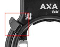 Slotknop Axa Solid - zwart