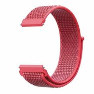 Sport Loop nylon bandje - Donkerroze - Samsung Galaxy Watch 6 - 40mm & 44mm