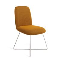 Jesper Home Eetkamerstoel 'Taiwa' Cross Steel, kleur Groovy Garam