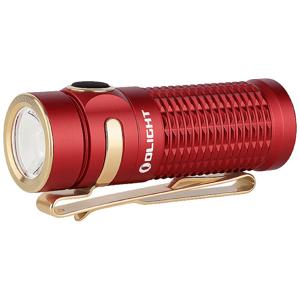 OLight Baton 3 Premium Red Zaklamp werkt op een accu LED 1200 lm 33 h 53 g